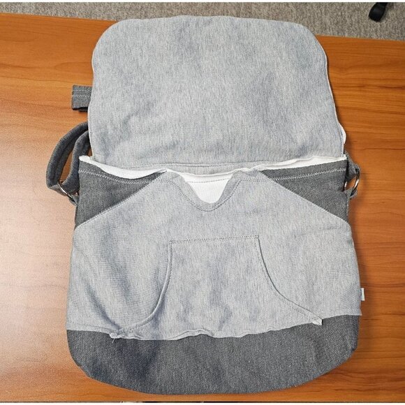 Our Team Soft Sweatshirt Fabric Crossbody Work Bag, Gym Bag Jersey Crossbody Bag - Picture 5 of 8